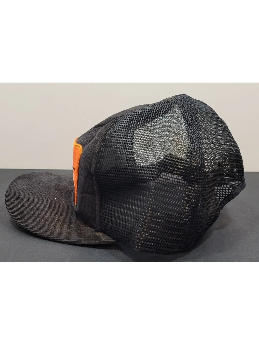 Fluidampr Black Snapback Embroidered Adjustable Cap Hat Mesh Back Made in U.S.A